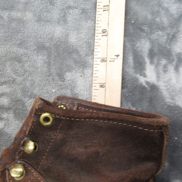 Georgia Logger Boots Mens 8.5? Brown Suede Leather Ankle Lace Up Work‎ Outdoor main image 4